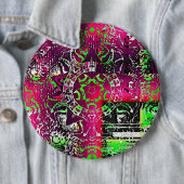 Badge Rond 15,2 Cm Mon Nom N'Est Pas Donna (En situation)
