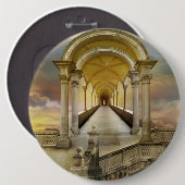 Badge Rond 15,2 Cm Montée dans les cieux (Devant & derrière)