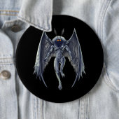 Badge Rond 15,2 Cm Mothman Cryptid Creator (En situation)