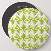 Badge Rond 15,2 Cm Motif Cactus (Devant & derrière)