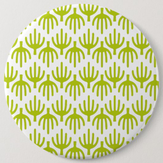 Badge Rond 15,2 Cm Motif Cactus (Devant)
