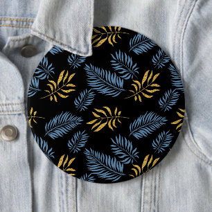 Badge Rond 15,2 Cm Motif feuille 17