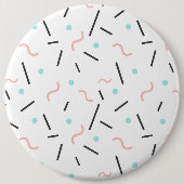 Badge Rond 15,2 Cm Motif géométrique 32 (Devant)