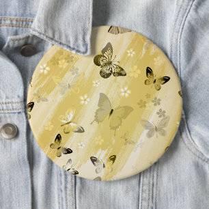 Badge Rond 15,2 Cm Motif papillon 10