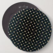 Badge Rond 15,2 Cm Motif point (Devant & derrière)