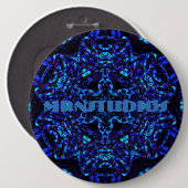 Badge Rond 15,2 Cm MRNStudios Blued Up (Devant & derrière)