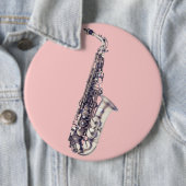 Badge Rond 15,2 Cm musique (En situation)