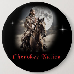 Badge Rond 15,2 Cm Nation Cherokee
