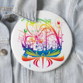 Badge Rond 15,2 Cm Navire (En situation)