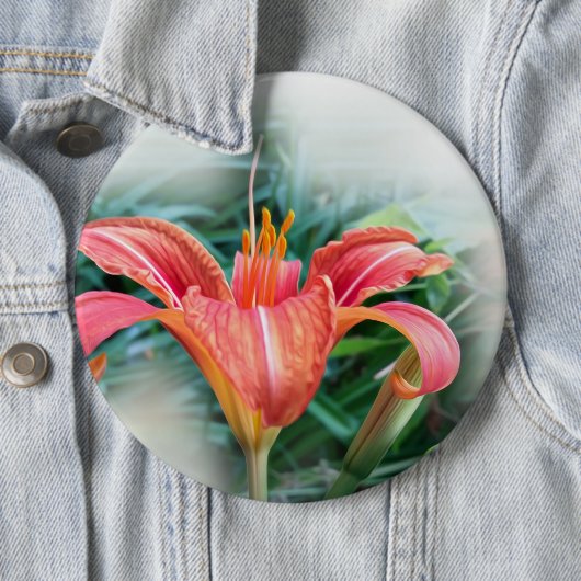 Badge Rond 15,2 Cm nénuphar (En situation)
