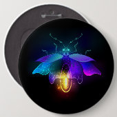 Badge Rond 15,2 Cm Neon Firefly sur noir (Devant & derrière)