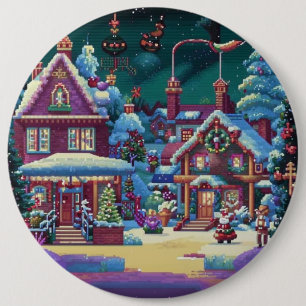 Badge Rond 15,2 Cm Noël 4.