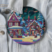 Badge Rond 15,2 Cm Noël 4. (En situation)