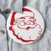 Badge Rond 15,2 Cm Noël père Noël (En situation)
