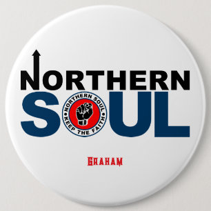 Badge Rond 15,2 Cm Northern Soul - Garder La Foi