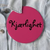 Badge Rond 15,2 Cm Norwegian Love (En situation)