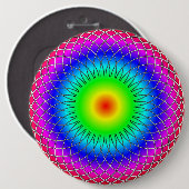 Badge Rond 15,2 Cm Nova Star (Devant & derrière)