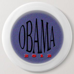 Badge Rond 15,2 Cm Obama