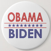 Badge Rond 15,2 Cm Obama-Biden (Devant)