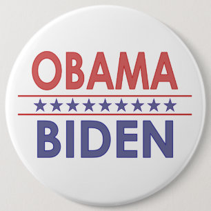 Badge Rond 15,2 Cm Obama-Biden