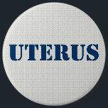 Badge Rond 15,2 Cm Obsession du GOP Uterus - pro-démocrate<br><div class="desc">G O P uterus obsession pro-démocratique pro-choix bouton. Texte entièrement personnalisable.</div>