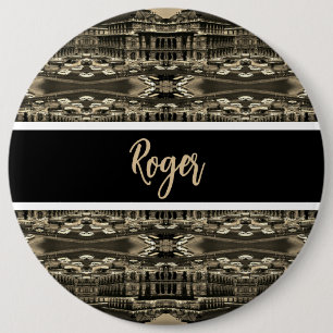 Badge Rond 15,2 Cm Opéra d'État de Vienne Autriche vintage