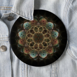 Badge Rond 15,2 Cm Ornement de fée sacrée ésotérique