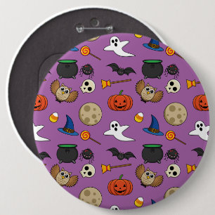 Badge Rond 15,2 Cm Pack Halloween Kawaii