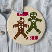 Badge Rond 15,2 Cm Pain de marche (En situation)