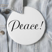 BADGE ROND 15,2 CM PAIX (En situation)