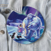 Badge Rond 15,2 Cm Pal polaire (En situation)