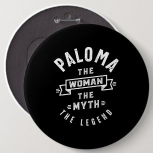 Badge Rond 15,2 Cm Paloma Nom personnalisé Anniversaire Cadeau