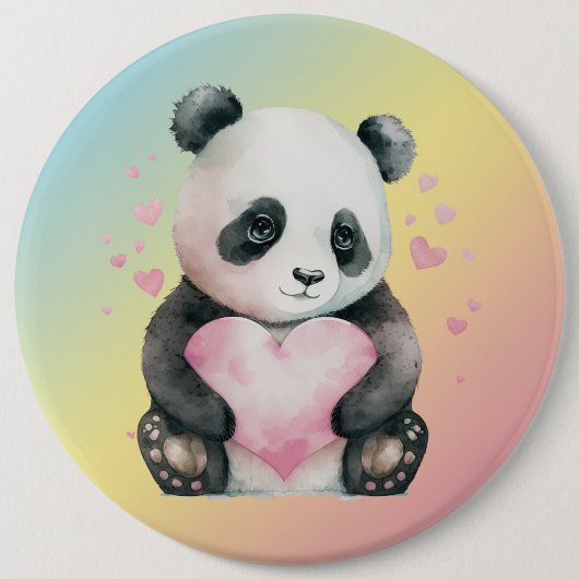 Badge Rond 15,2 Cm Pandabear (Devant)