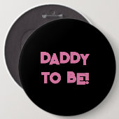 Badge Rond 15,2 Cm Papa sera (Devant & derrière)