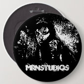 Badge Rond 15,2 Cm Paranoïa (Devant & derrière)