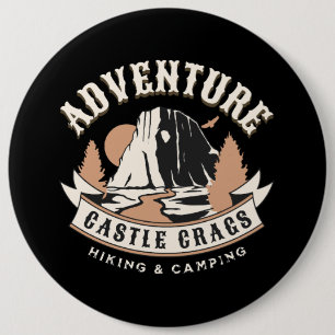 Badge Rond 15,2 Cm Parc d'État de Castle Crags Californie