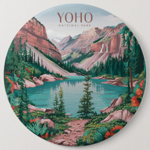 Badge Rond 15,2 Cm Parc national de Yoho