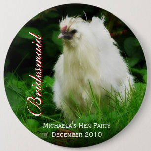 Badge Rond 15,2 Cm Partie nuptiale de Bachelorette de nuit de poule