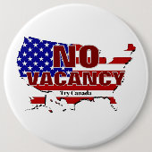 Badge Rond 15,2 Cm Pas De Vacances - Sécurisez La Frontière (Devant)