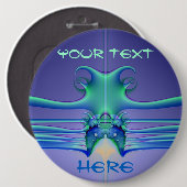 Badge Rond 15,2 Cm Pastenague étrangère (Devant & derrière)