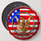 Badge Rond 15,2 Cm Patriote (Devant & derrière)