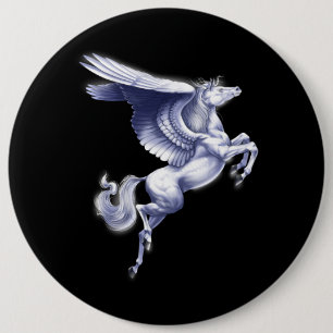 Badge Rond 15,2 Cm Pégase mythique