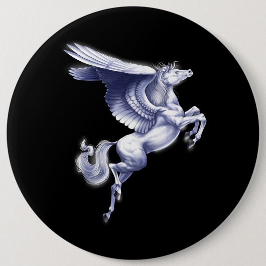 Badge Rond 15,2 Cm Pégase mythique (Devant)