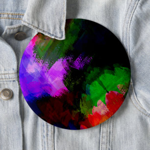 Badge Rond 15,2 Cm Peinture aquarelle abstraite 2