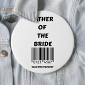 Badge Rond 15,2 Cm Père de la mariée (En situation)