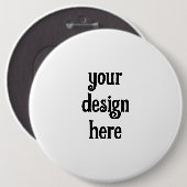 Badge Rond 15,2 Cm Personnaliser ou Customiser (Devant & derrière)