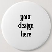 Badge Rond 15,2 Cm Personnaliser ou Customiser (Devant)