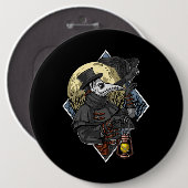 Badge Rond 15,2 Cm Peste (Devant & derrière)