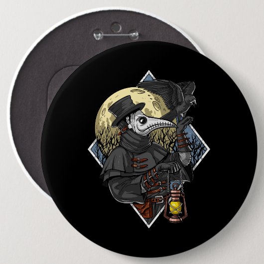 Badge Rond 15,2 Cm Peste (Devant & derrière)