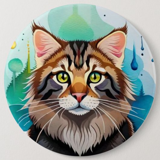 Badge Rond 15,2 Cm Petit chien fermer mini porte - bloc (Devant)